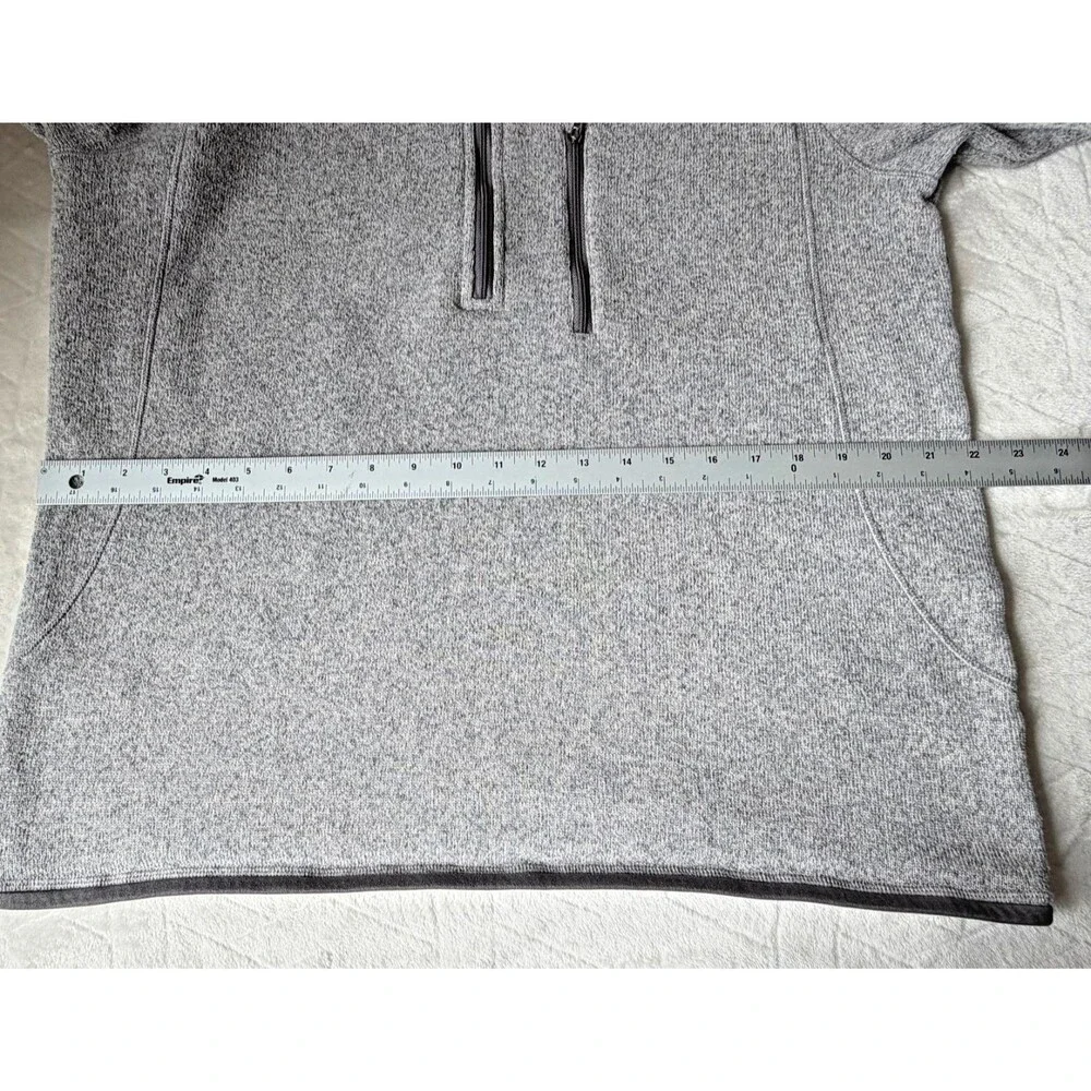 Patagonia Mens Large Heather Better Sweater 1/4 Zip Fleece Pullover Jacket 25522
